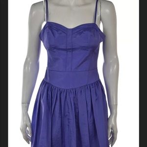 REBECCA TAYLOR DRESS SIZE 6 PURPLE SILK  NWT